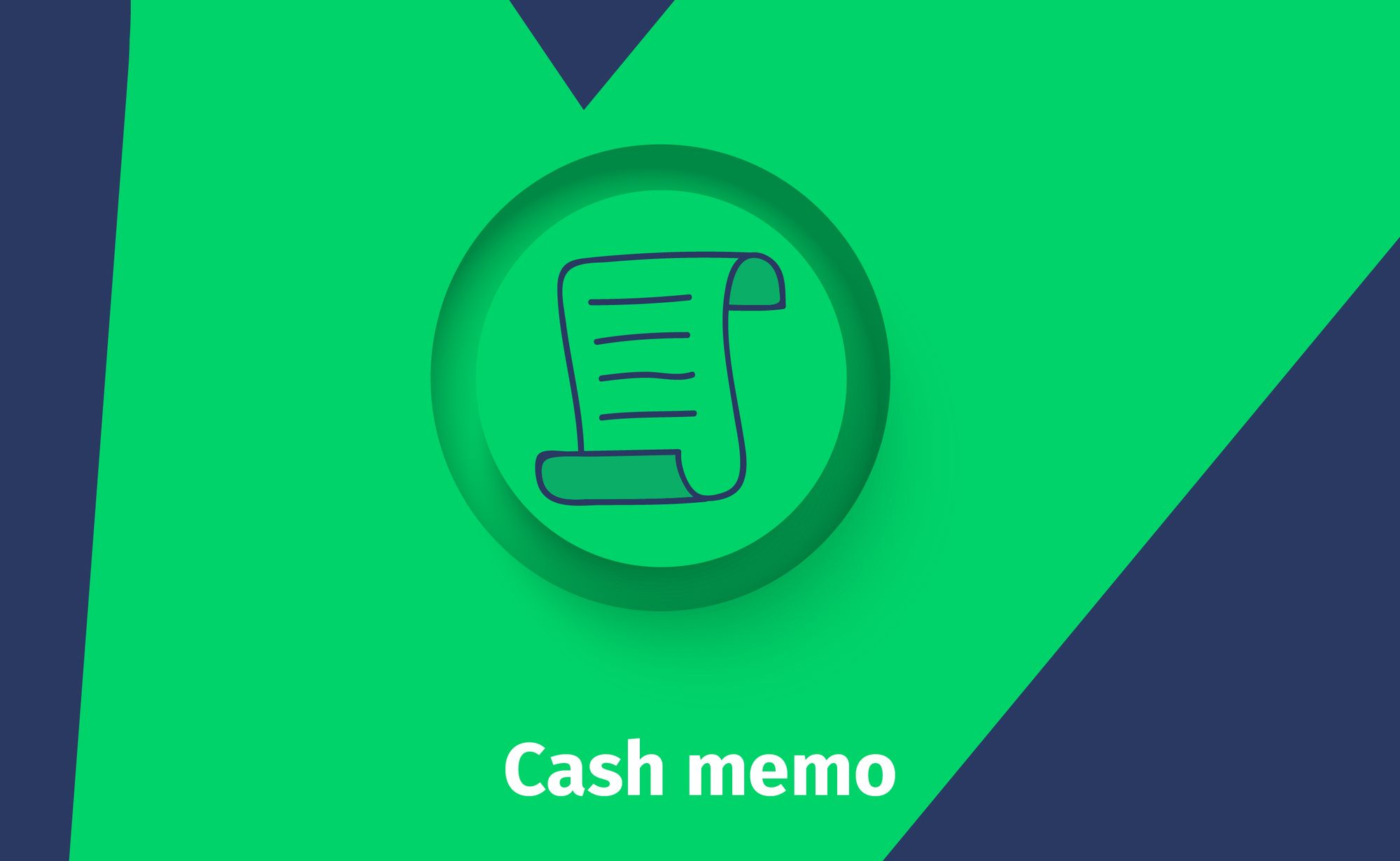travel cash memo format